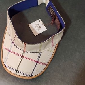 Coach Tattersall Visor.